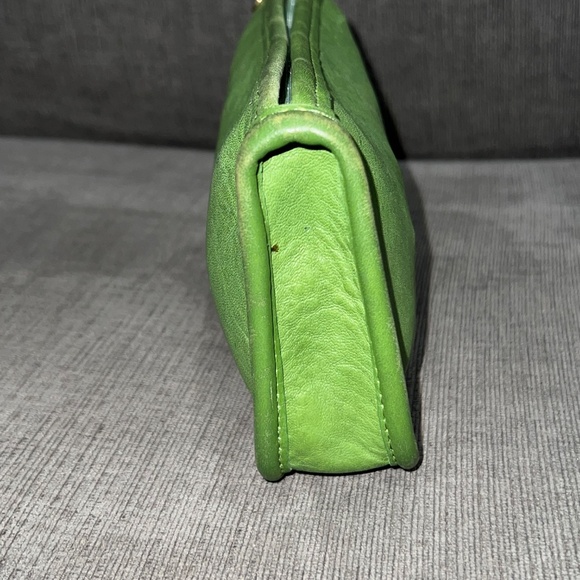 Coach Green Pouch Bag Vintage - Picture 5 of 12